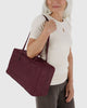 BAGGU Medium Bowler Bag | Mahogany