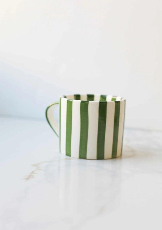Striped Ceramic Mugs