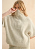 Salt & Pepper Cotton Half Zip
