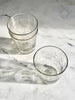 Handblown Etched Tall Glass
