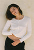 Posie Pointelle Cardigan | Natural