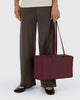 BAGGU Medium Bowler Bag | Mahogany