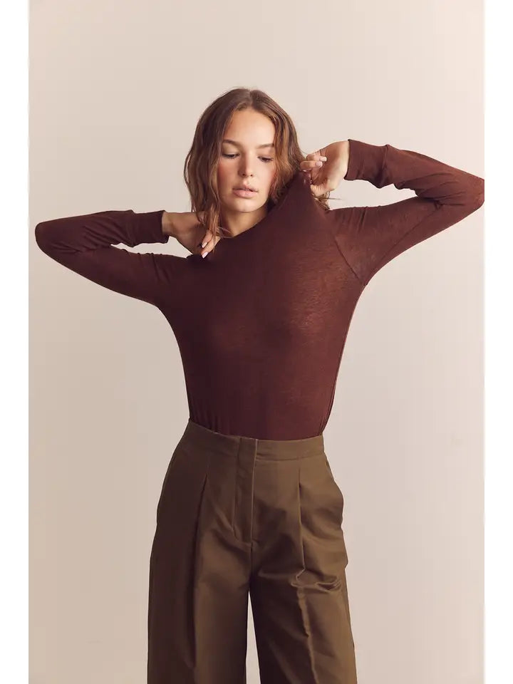 SALE | Wool & Tencel Knit Top | Amente