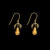 Golden Pear Earrings | Michaud