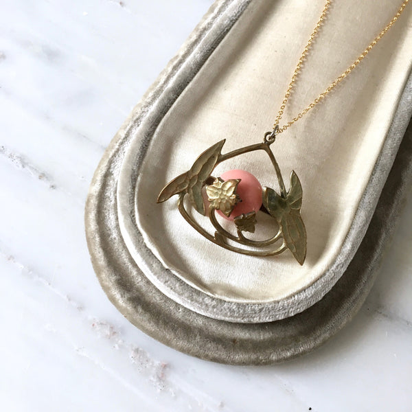 Antique Art Nouveau Pendant/Brooch | 1900s