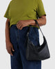 BAGGU | Mini Recycled Leather Bag | Black