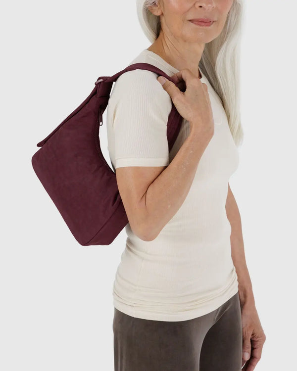 BAGGU Mini Shoulder Bag | Mahogany