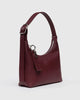BAGGU | Mini Recycled Leather Bag | Mahogany