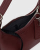 BAGGU | Mini Recycled Leather Bag | Mahogany