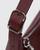 BAGGU | Mini Recycled Leather Bag | Mahogany