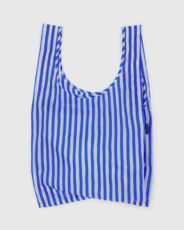 BAGGU Reusable Tote | Painted Blue Stripes