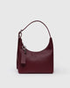BAGGU | Mini Recycled Leather Bag | Mahogany