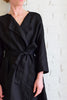 Amsterdam Linen Wrap Jacket | Black