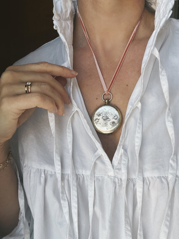 Victorian Double Portrait Locket