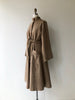 Herringbone Belted Wool Coat