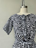 Zebra Print Cotton Jumpsuit