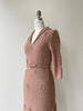 1930s Boucle Wool Knit Dress