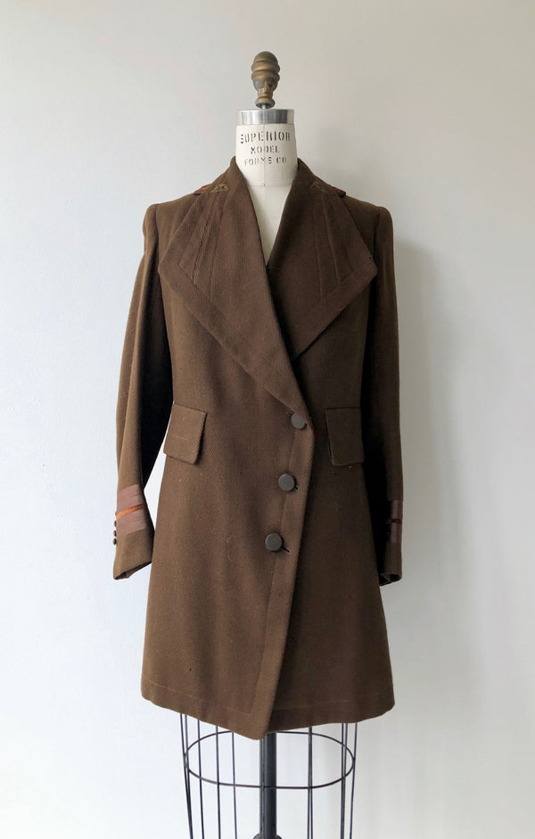 Vintage 70's Ramosport France Wool Dress Coat – Opal Pineapple