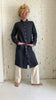 SALE | Ottawa Linen Jacket Dress | Charcoal Blue