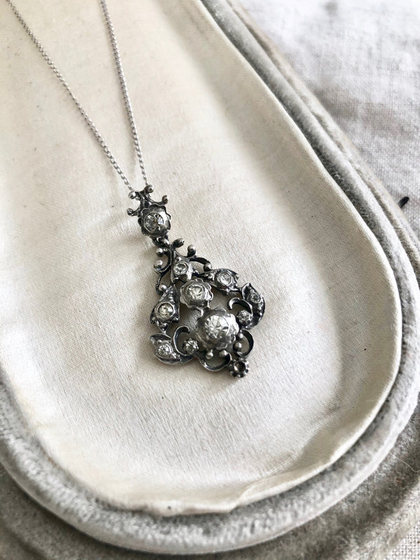 Georgian Era Rock Crystal Pendant