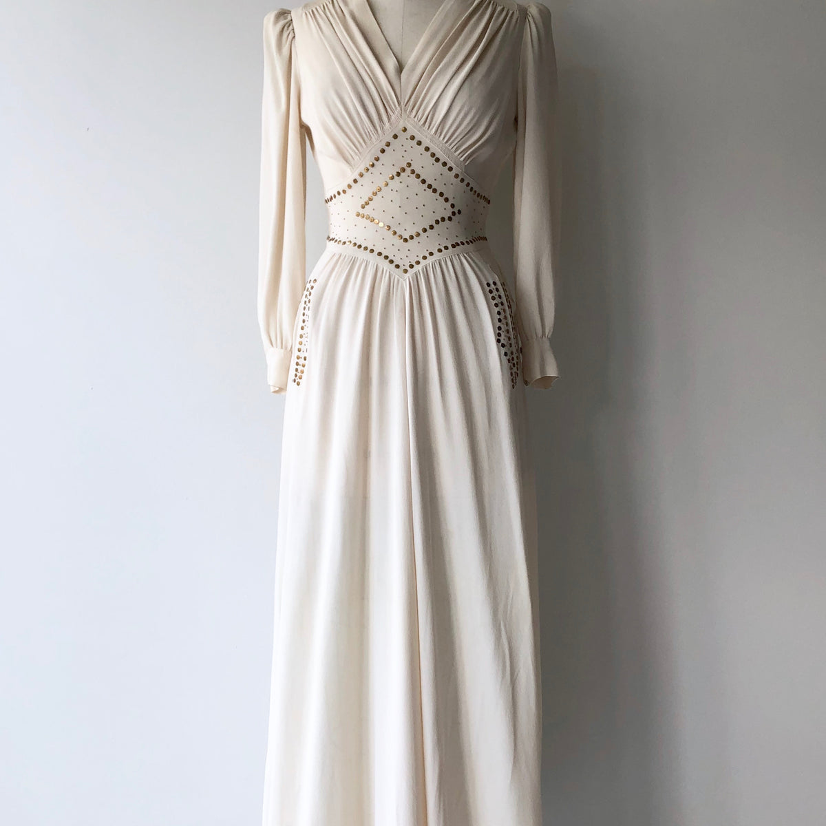 White 1930s outlet dress