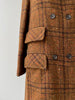 1960s Overcheck Tweed Coat