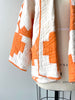 Big Orange Handmade Quilt Coat