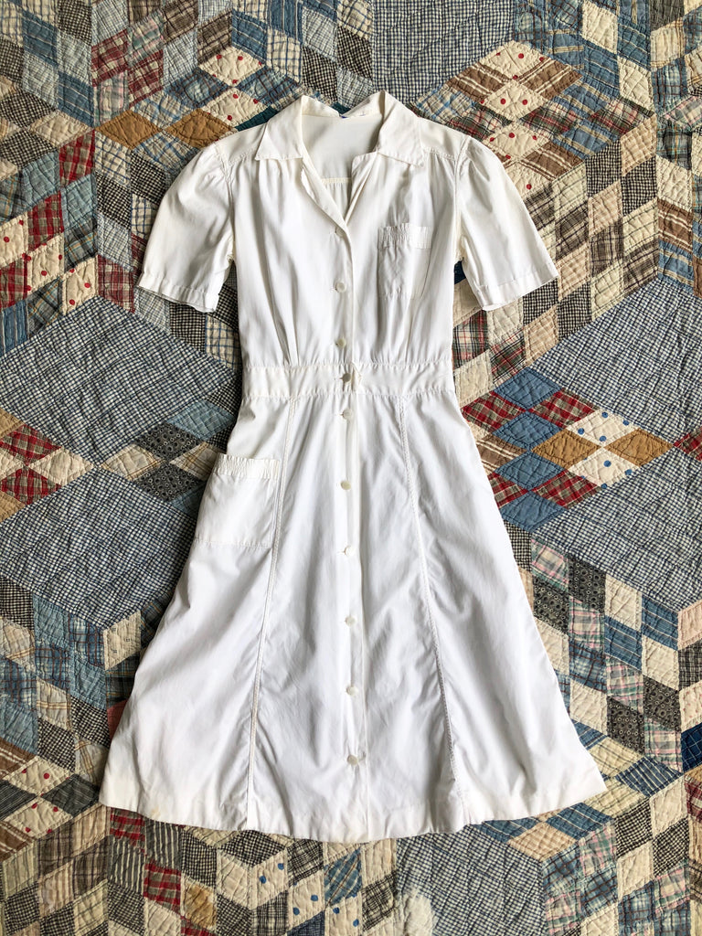 Vintage Chore Dress | 1940s