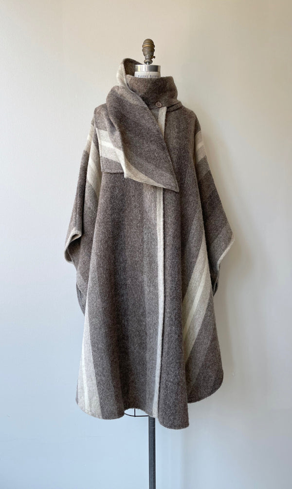Rusk Wool Cape Coat