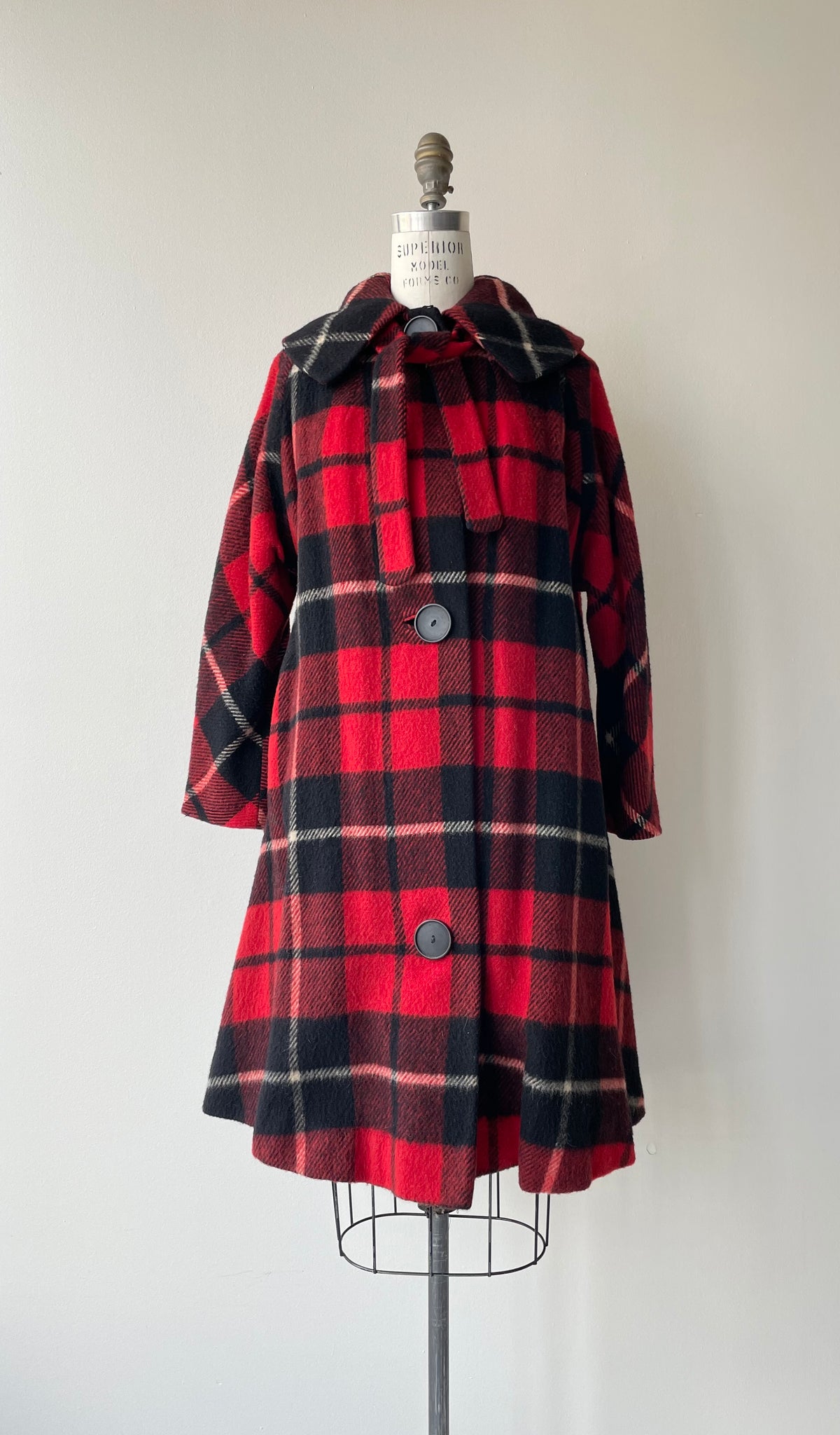 McKelvey Tartan Wool Coat – DEAR GOLDEN