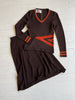 Adolfo 1970s Knit Dress