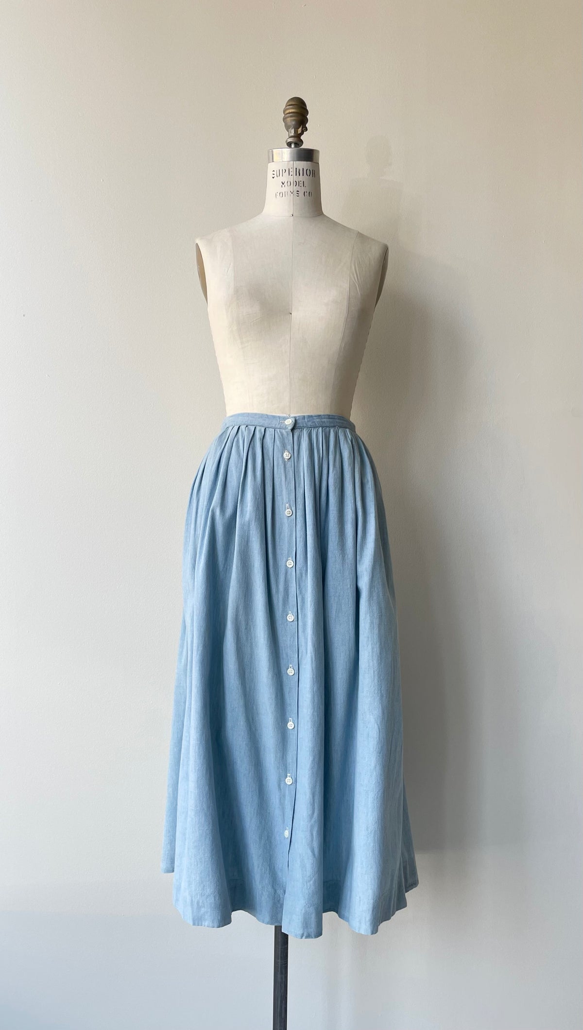 Vintage Ralph Lauren Chambray Skirt – DEAR GOLDEN