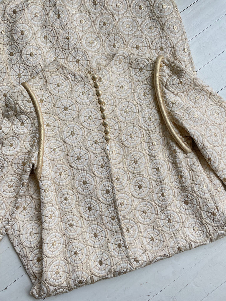 SALE | Gilded Spiderweb Dress | 1970s SALE | Gilded Spiderweb Dress | 1970s