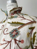 Vintage Linen Crewel Jacket