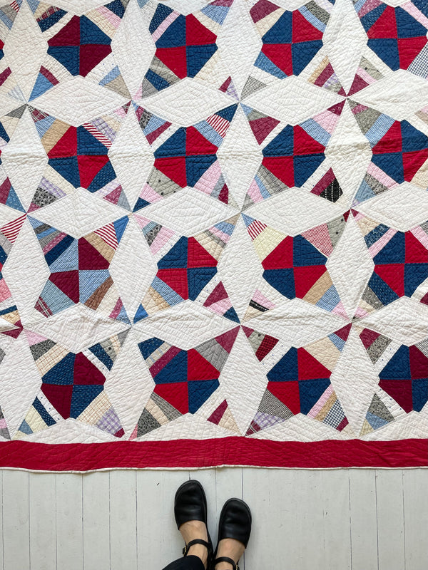 Antique Rocky Road to Kansas Quilt