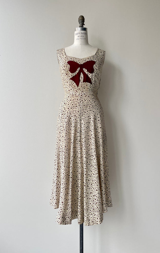 1930s Junia Linen Dress