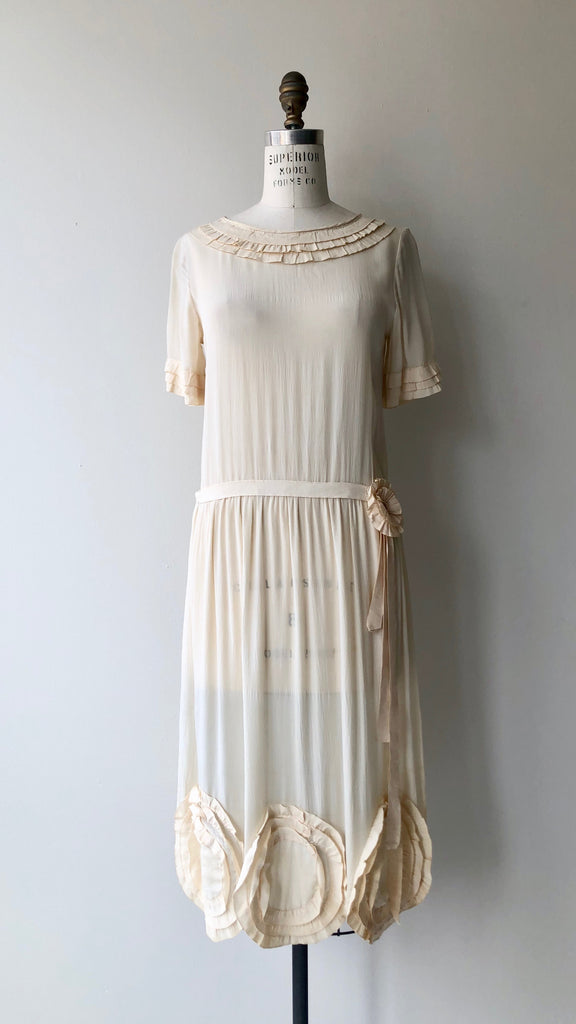 Paper Fondant Silk Dress | 1920s Paper Fondant Silk Dress | 1920s