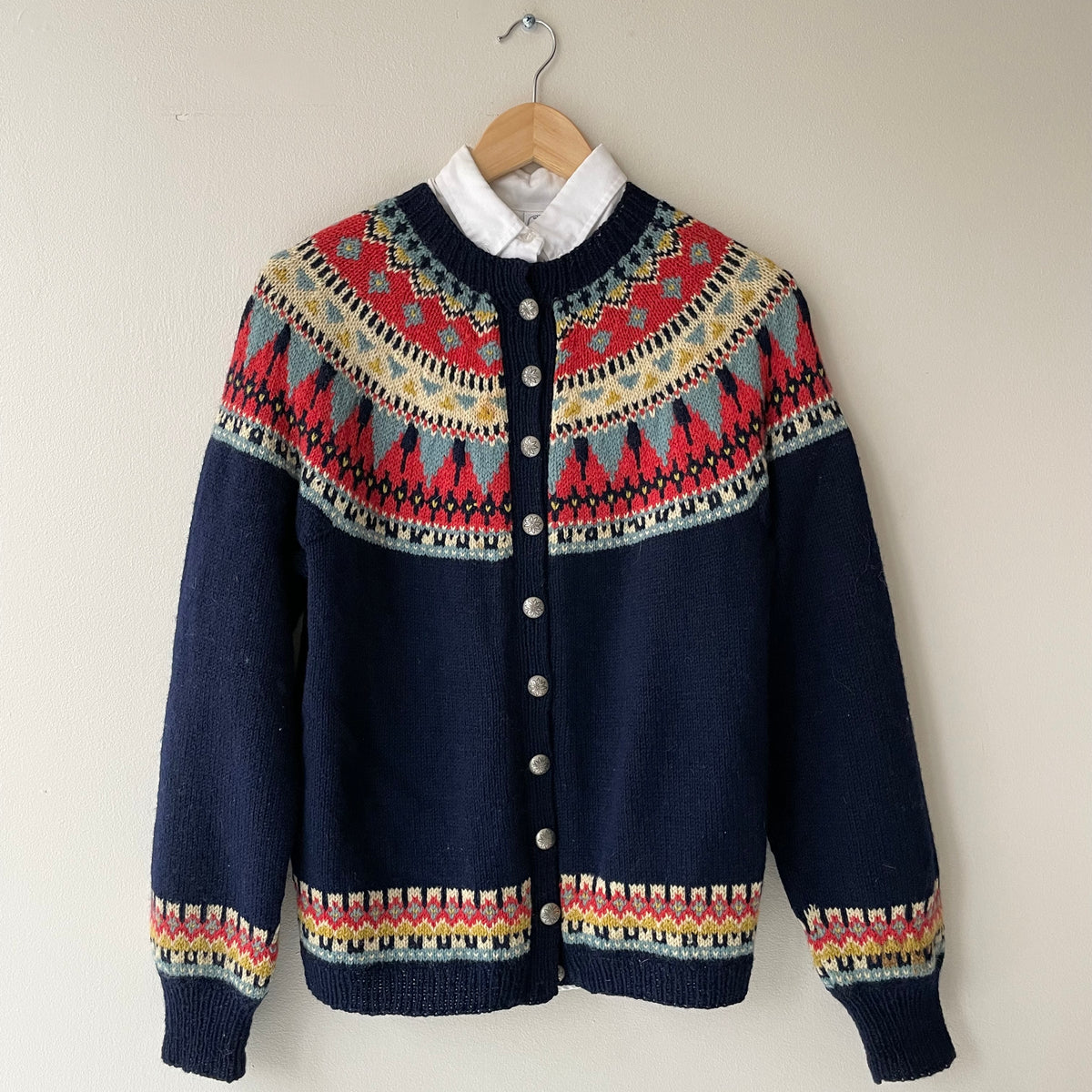 Husfliden Fair Isle Cardigan DEAR GOLDEN