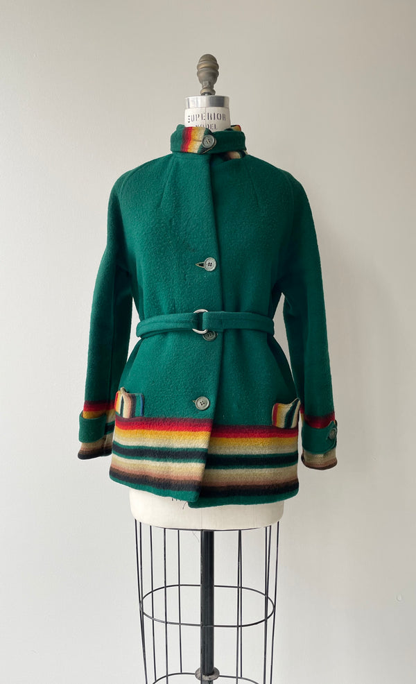 1920s Pendleton Wool Toboggan Coat