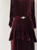 Drusilla Silk Velvet Dress | 1920s