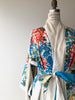 Antique 1930s Japanese Maple silk kimono