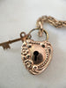 Victorian Heart & Key Necklace