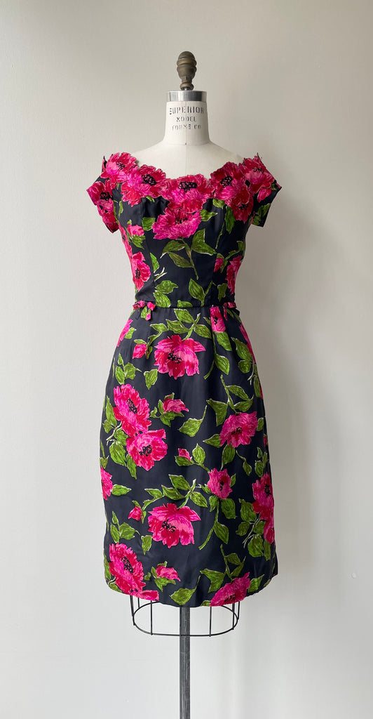 Danae 1950s Silk Dress