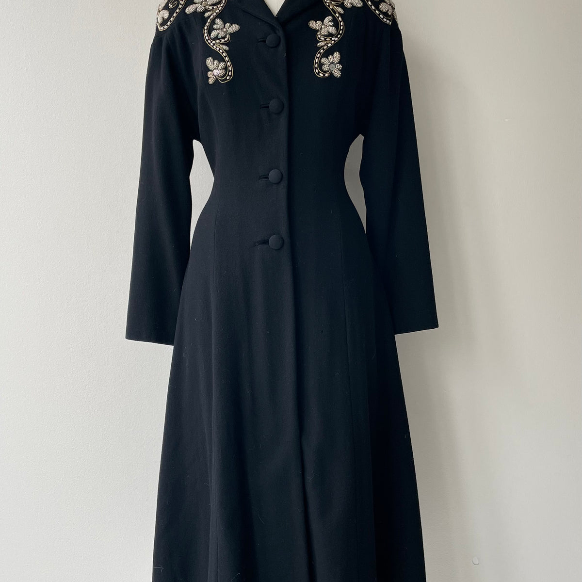 Diadem Wool Coat | 1940s – DEAR GOLDEN