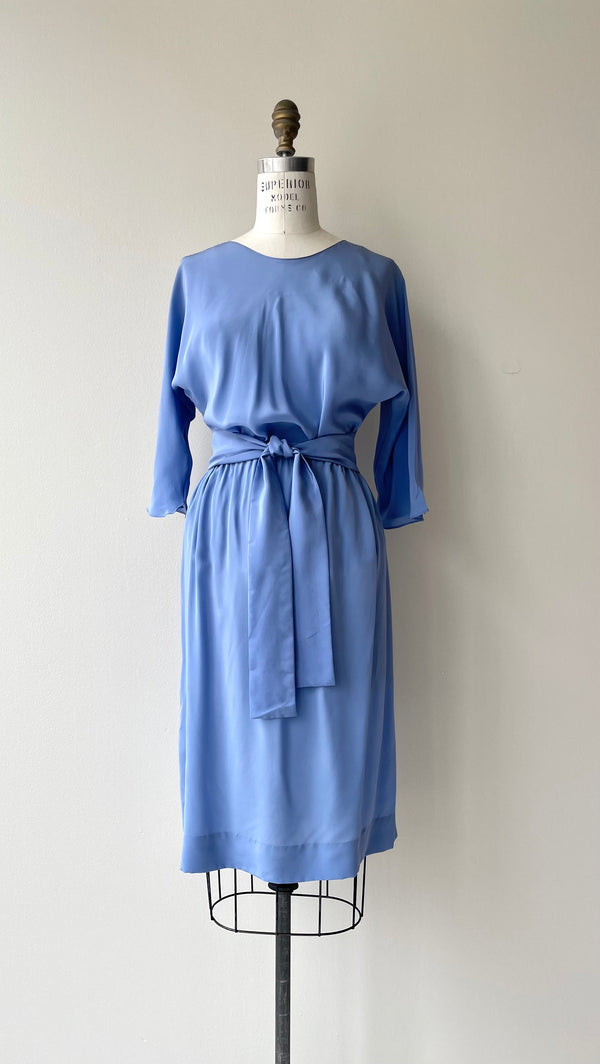 Periwinkle Silk Set | 1970s