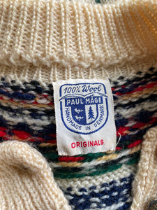 Paul Mage Fair Isle Cardigan | 1950s