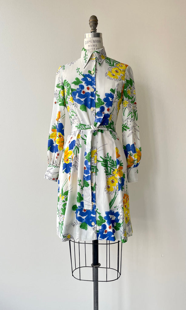 Vera Floral Shirtdress | 1970s