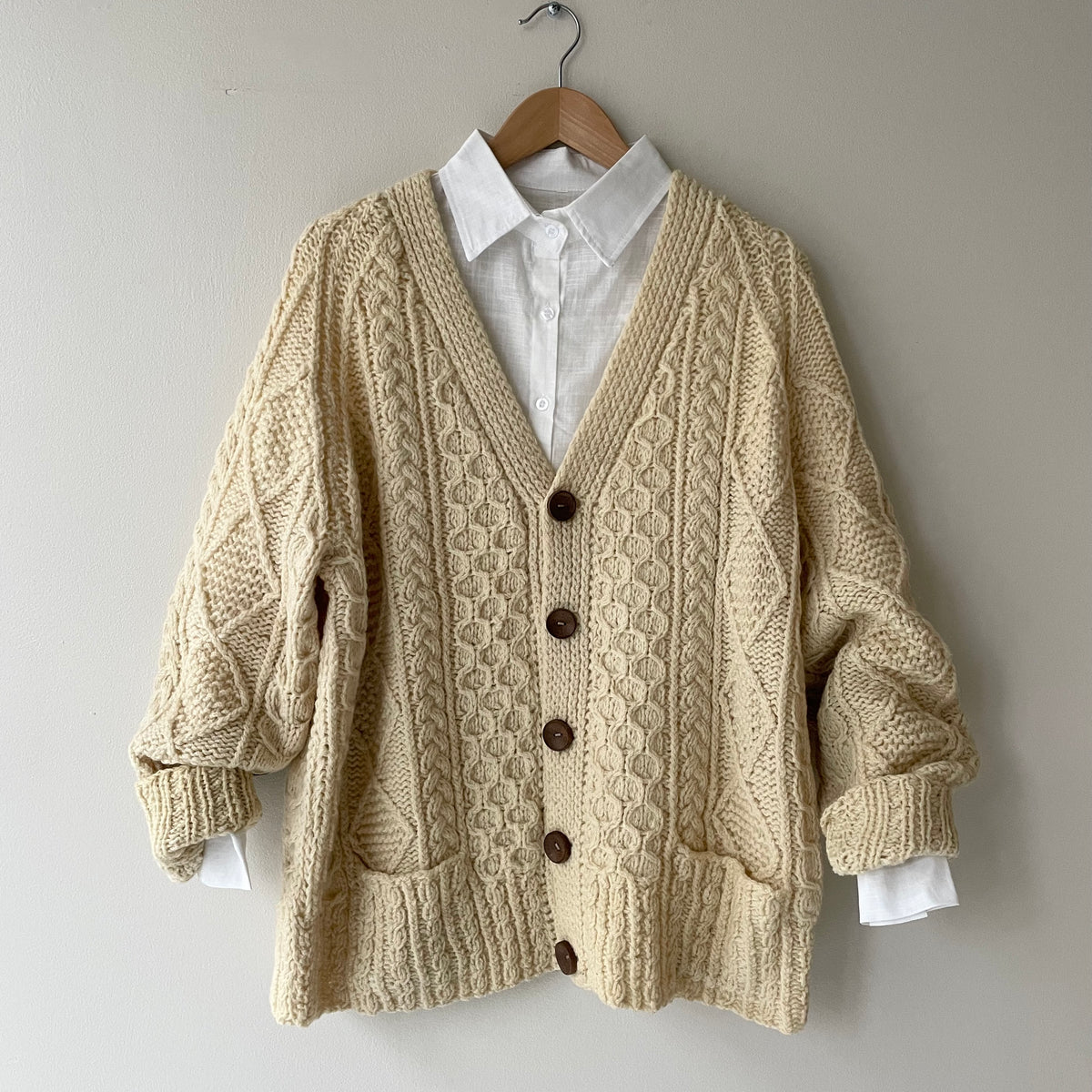 Loch Garman Irish Wool Cardigan