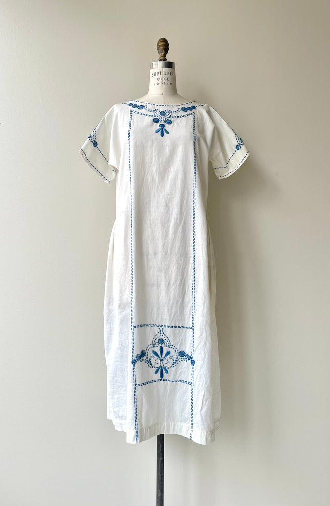 1920s cotton dress Naeve Cotton Dress