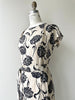 Chiaroscuro Silk Dress | 1960s